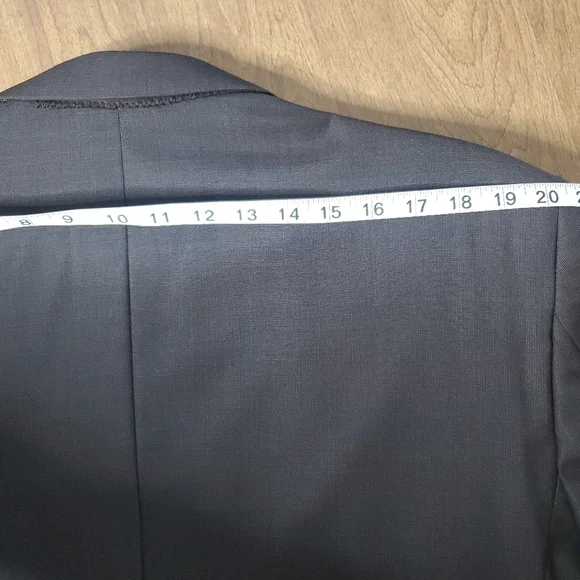 Jos A Bank Blazer Mens 44R Brown 2 Button Sports Coat Suit Jacket Modern Career - Picture 12 of 13